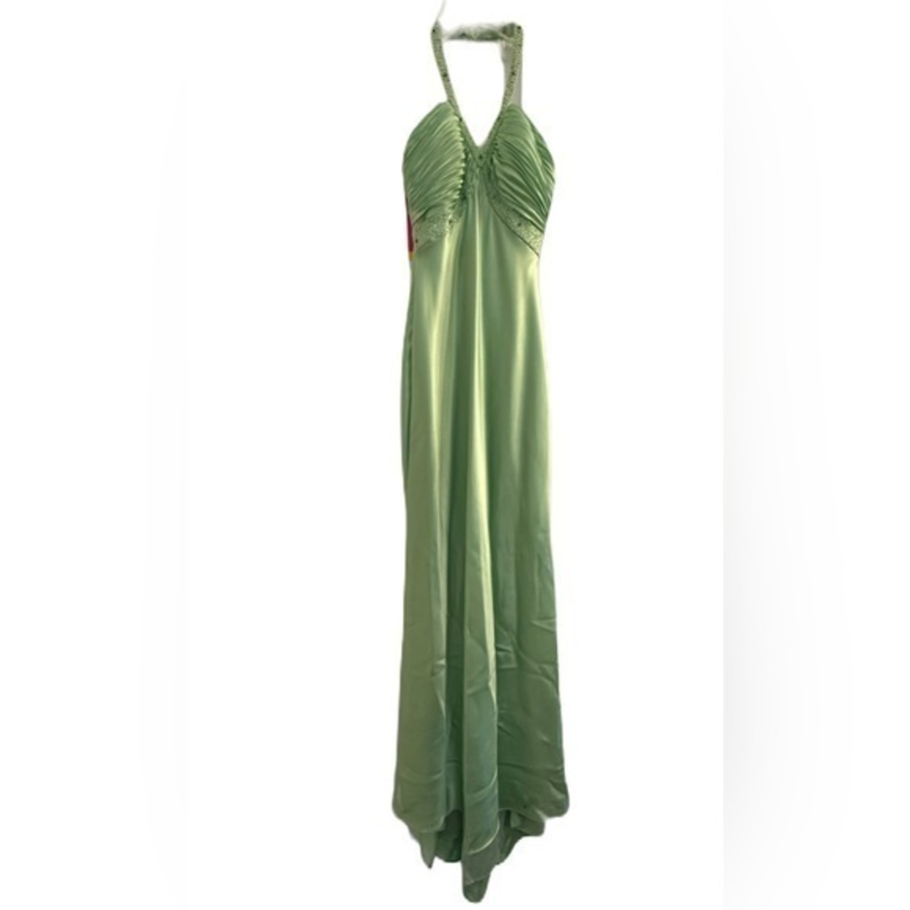 Prom Dress by Morgan & Company Hondeydew Color‎ Size 3/4